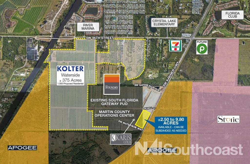 Up to ±9.80 Acres - Retail/Commercial Site