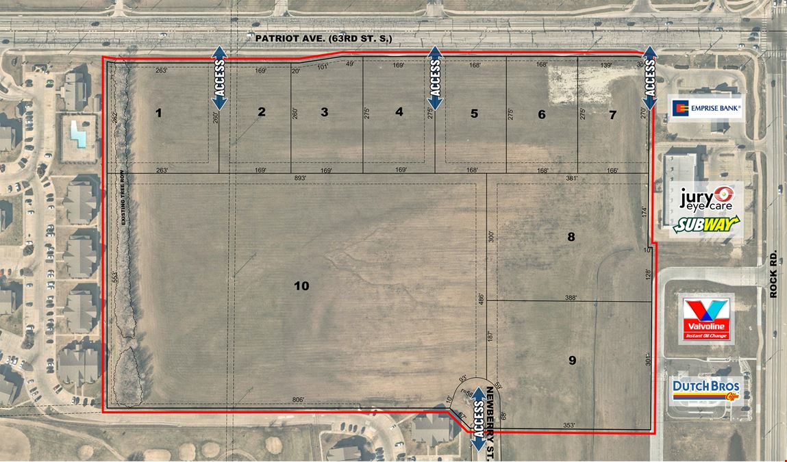 DERBY DEVELOPMENT LAND - ROCK ROAD & PATRIOT