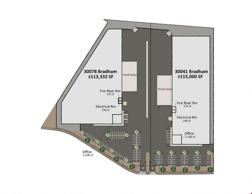 Brand New Concrete Tilt Up Industrial Buildings in Visalia's Industrial Park