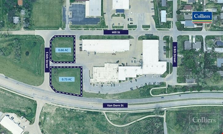 Van Dorn Pad Sites - Build to suit or Land Lease