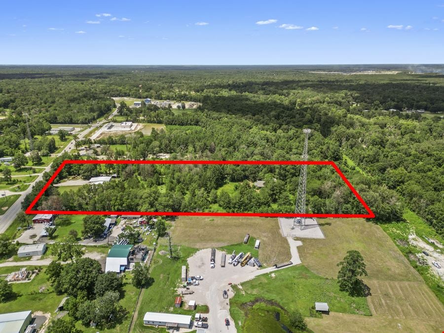 13.77 acres minutes from HWY 59