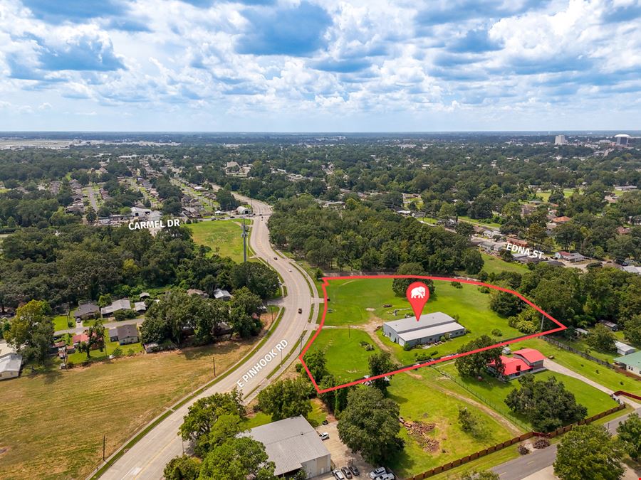 Strategic Industrial Site with Expansion Potential on E Pinhook Rd