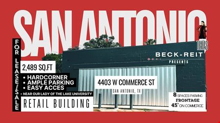 Preview of commercial space at 4403 W. Commerce Street