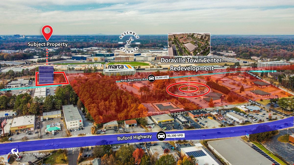 High-Density Multifamily & Mixed-Use Site | Downtown Doraville | ±2.7 Acres
