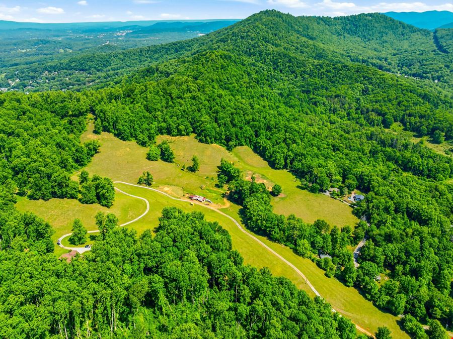 Rare South Asheville Estate Farm on ±80 Acres