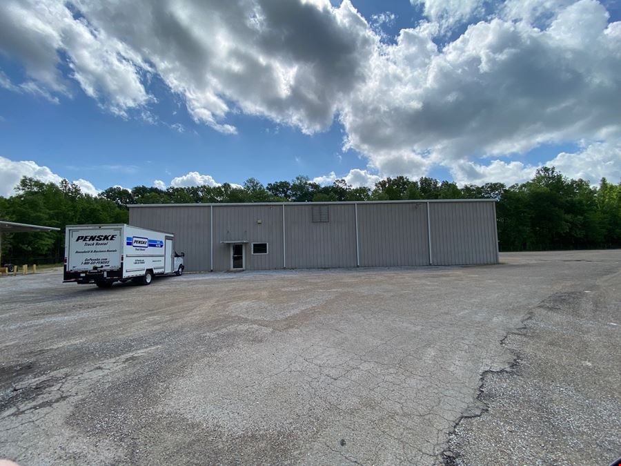 Heavy Equipment Service Center with 2 acre Drop Yard