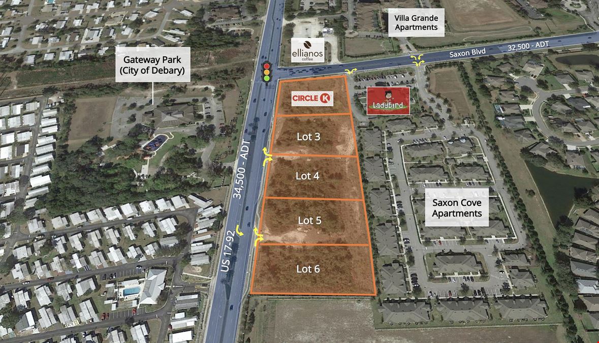 Saxon Cove, Retail Pads for Immediate Development