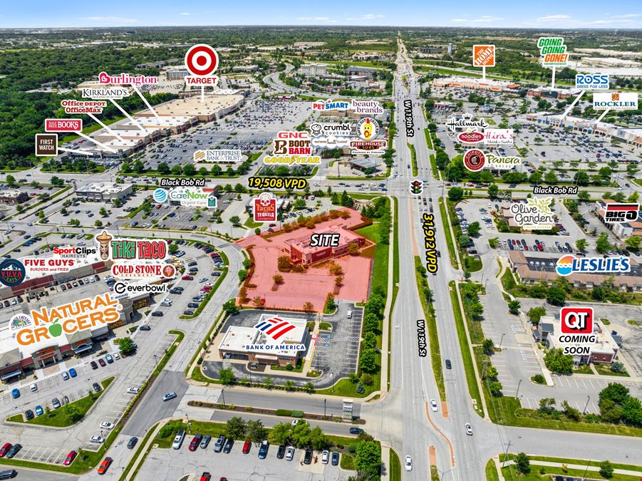 Grocery Anchored Outparcel Available for Lease - Olathe, KS (Former Granite City)