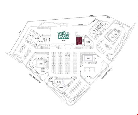 Preview of Retail space for Rent at 9350-9370 S. Colorado Boulevard