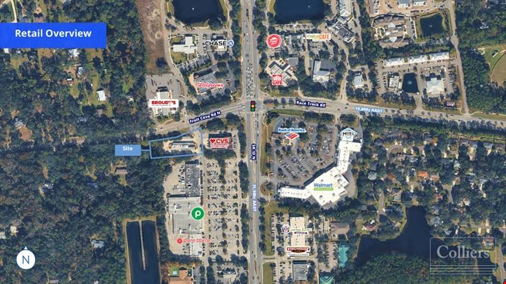 1,567± SF QSR Parcel Available on Race Track Rd