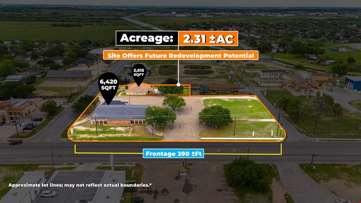 2.31 ±AC | Mixed-Used Opportunity  | Zoned B-2 | Weslaco, TX