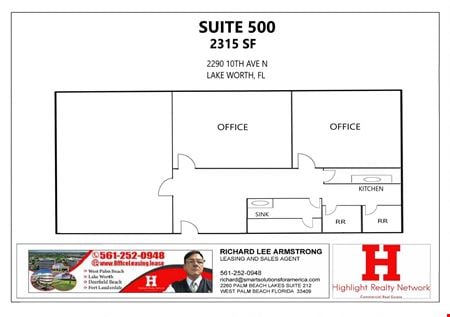 Preview of Office space for Rent at 2290 10th Ave N