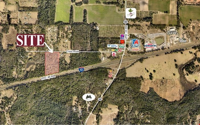 Preview of VacantLand space for Sale at Creel Rd