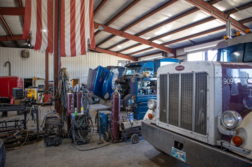 Atoka OK Truck Repair Facility for Sale | Prime Hwy 69/75 Location