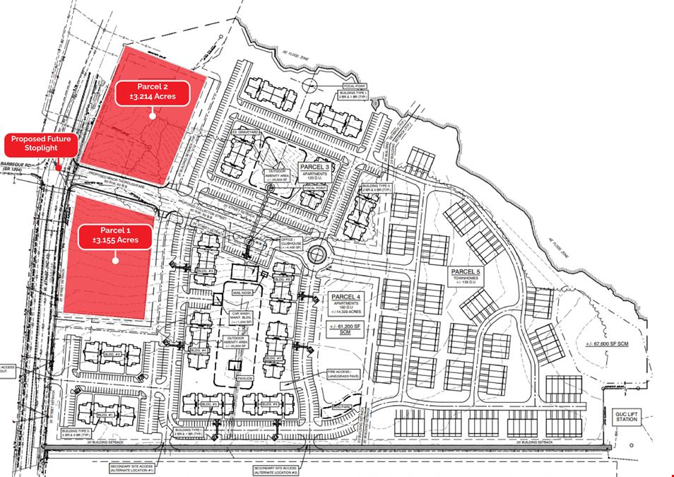 Commercial Pads at The Paragon of Greenville
