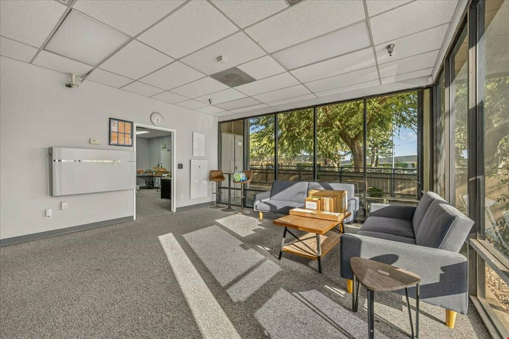 ±8,100 SF Freestanding Building w/Office + Warehouse Space For Lease