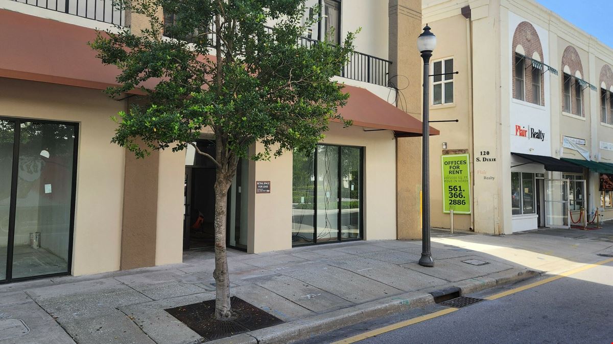Blackstone Building: Retail & Office Spaces Just Off of Clematis St