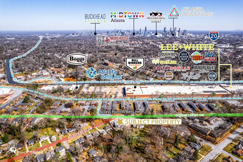 3-Tenant Neighborhood Retail Building Near West End BeltLine | 10.5% Cap Rate