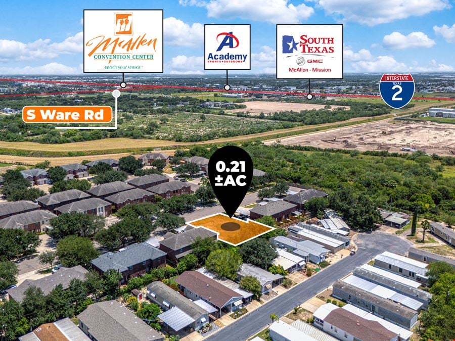 Last Remaining Lot in Shary Landing | 0.21 ±AC | Zoned R-2 | McAllen, TX
