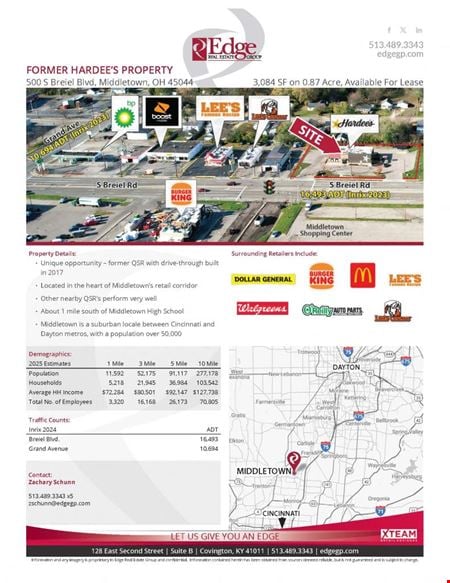 Preview of Retail space for Rent at 500 S Breiel Blvd