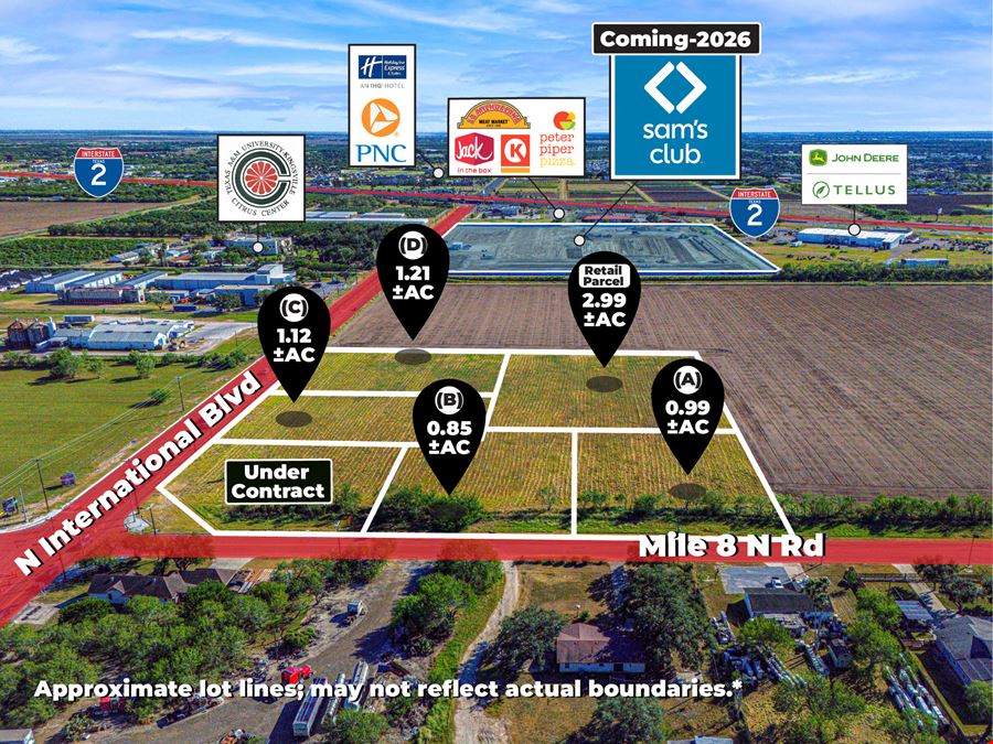 Adam’s Landing | Retail Pad Sites for Sale | ±0.85–±2.99 AC