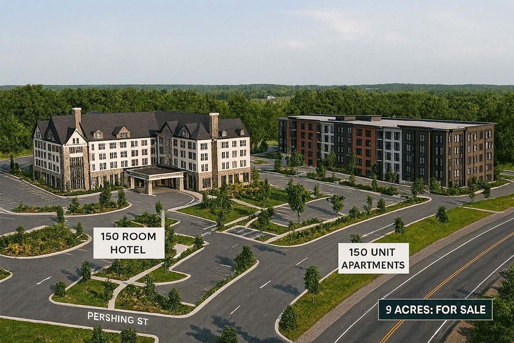 8.8 acres 100% location I-89 frontage
