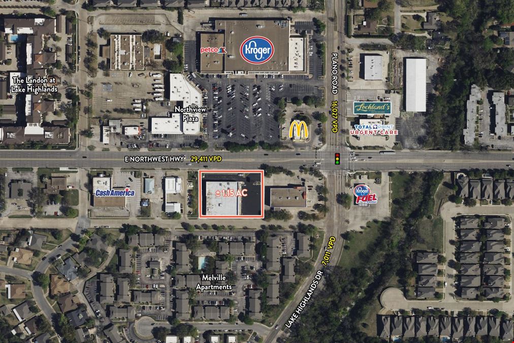 10620 E NW HWY | VACANT RETAIL BLDG - FOR LEASE