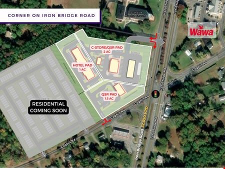 Preview of VacantLand space for Rent at Cogbill Road and Iron Bridge Road