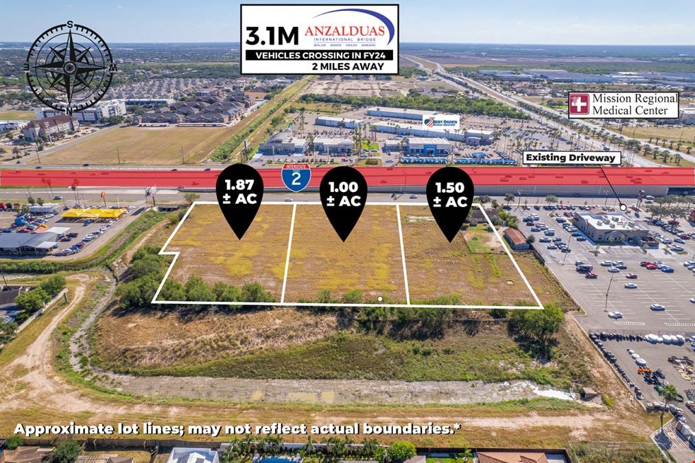 Mission Crossing | 1.00-1.87±AC Pad-Sites | Mission TX