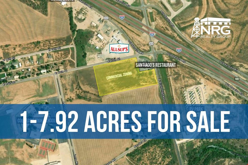 Prime I-20 Land Near Colorado City’s Barber Lake Data Center