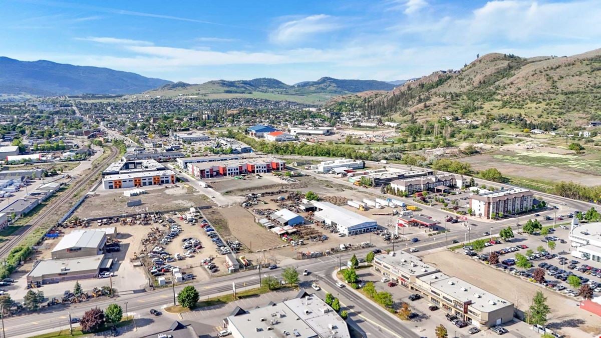 2.3 acres of industrial yard space available for lease in Vernon.