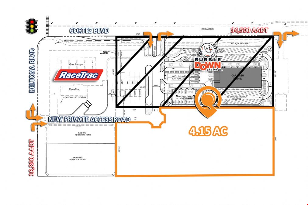 Spring Hill Commercial Acreage For Sale
