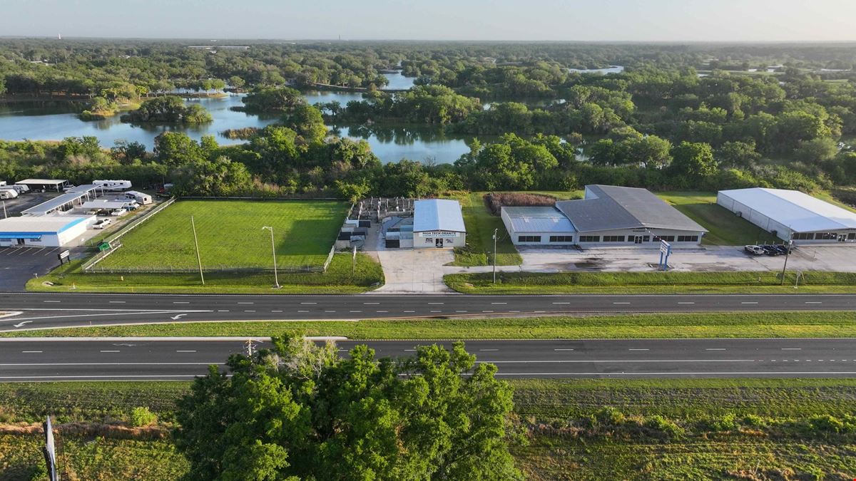 30,540 SF with 10.22 Acres, 3 Buildings and Vacant Land on US 92 Lakeland