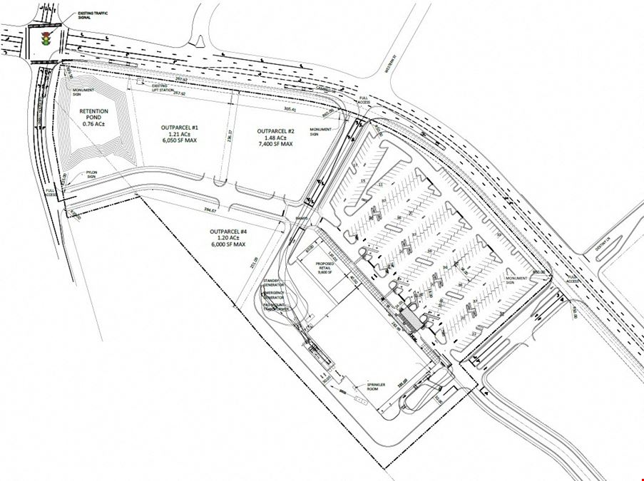 Grocery Anchored Outparcels