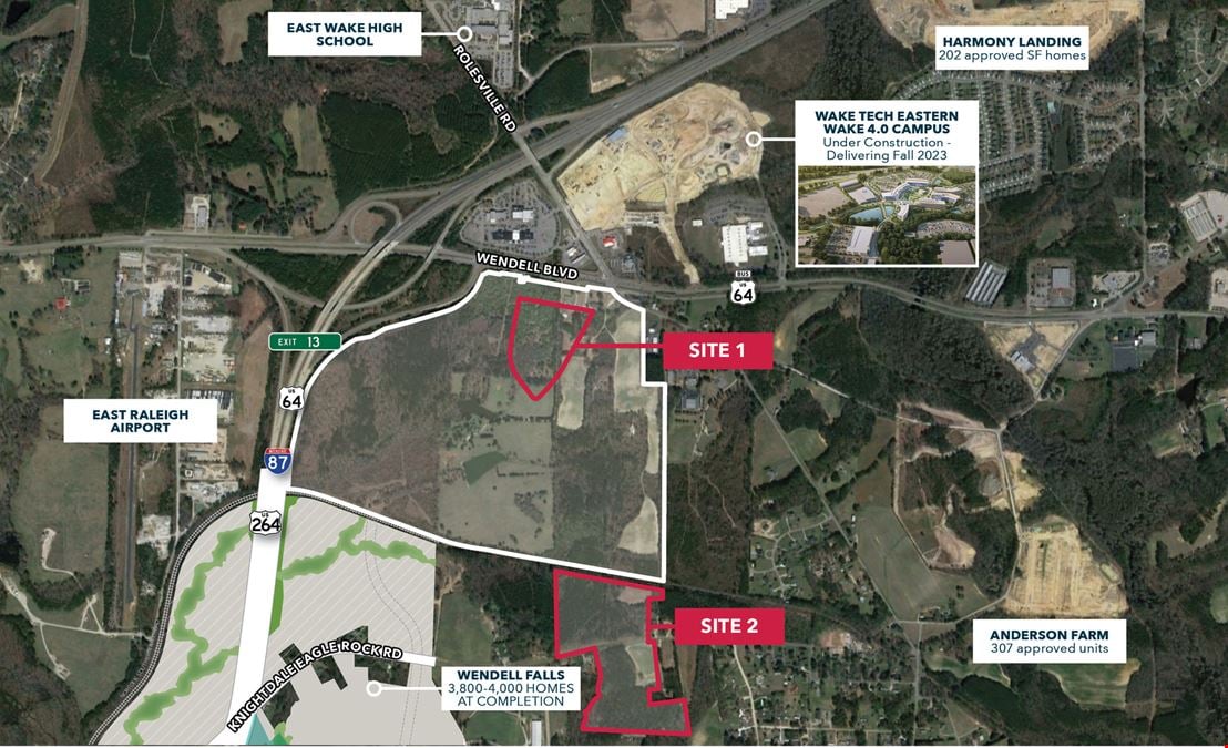 Wendell Commerce Center Multifamily Land