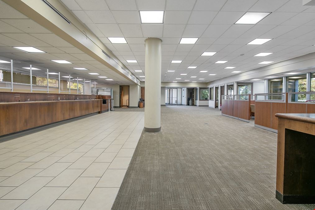 Office Building with Surface Parking Lot in Downtown