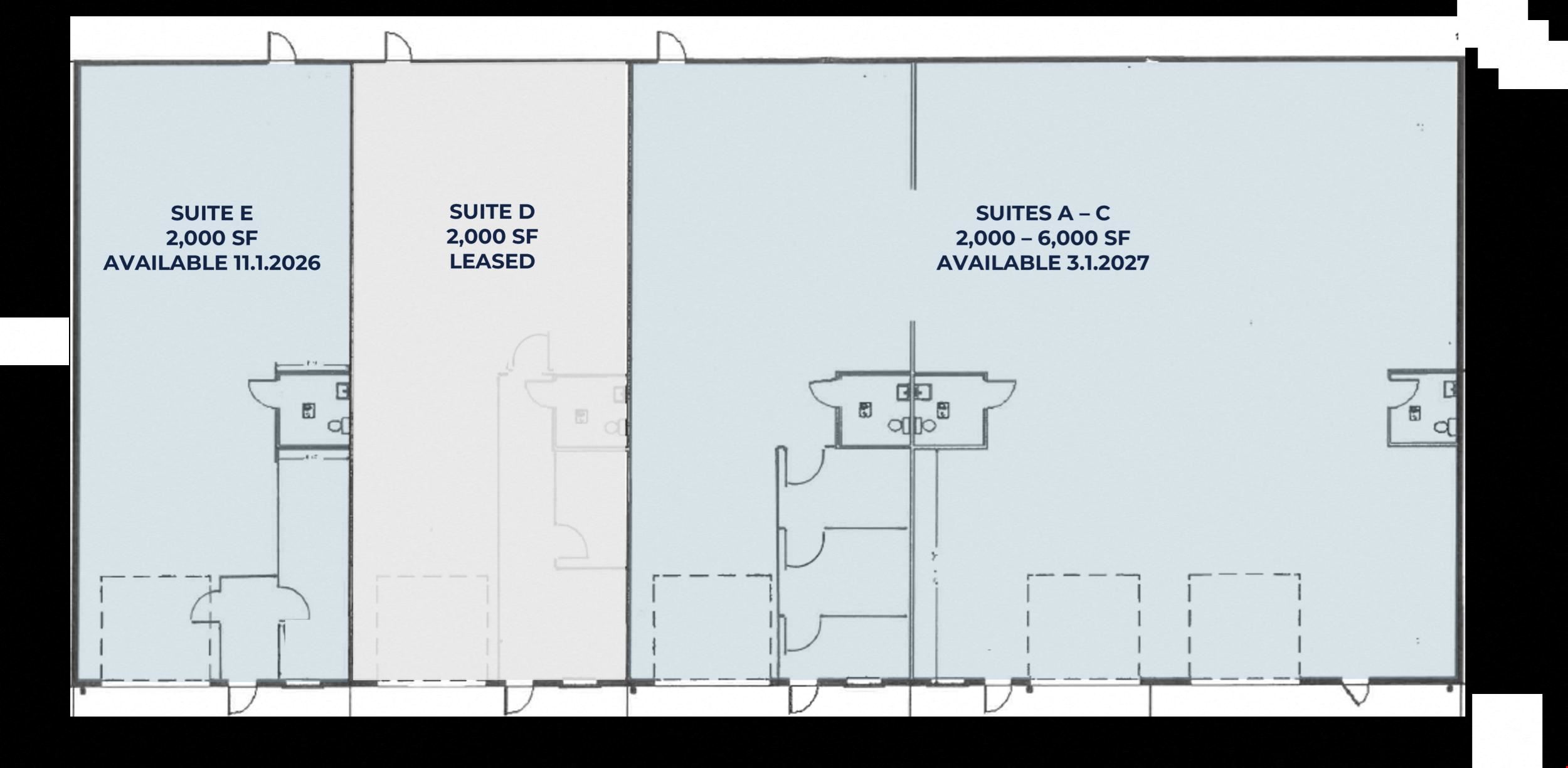 Up to 6,000 SF Office/Industrial