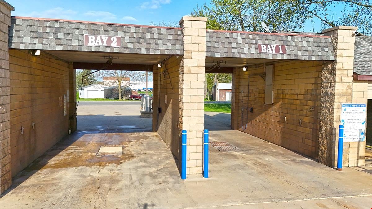 4-Bay Self Serve Car Wash with automated tunnel