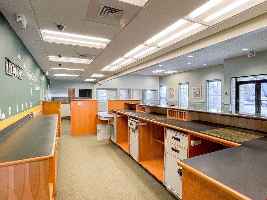 Income Producing Class A Office Building and Adjacent Bank