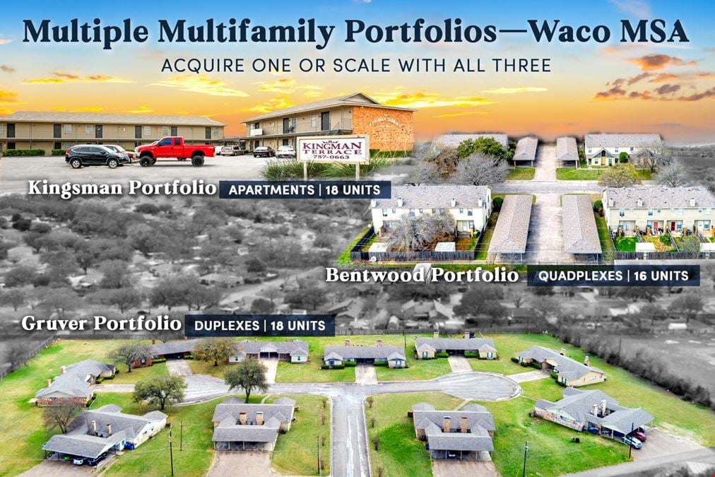 52 Multifamily Units | Multiple Portfolios in One