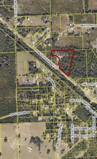 10 ± Acre Commercial Development Retail Site in Fort White
