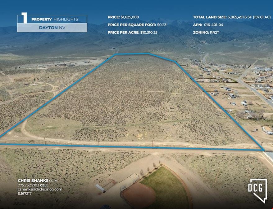 157.61 AC Vacant Land - Dayton