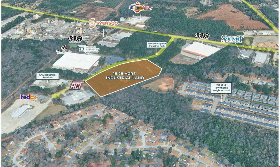 18.28 Acre | HI Zoned | Industrial Land