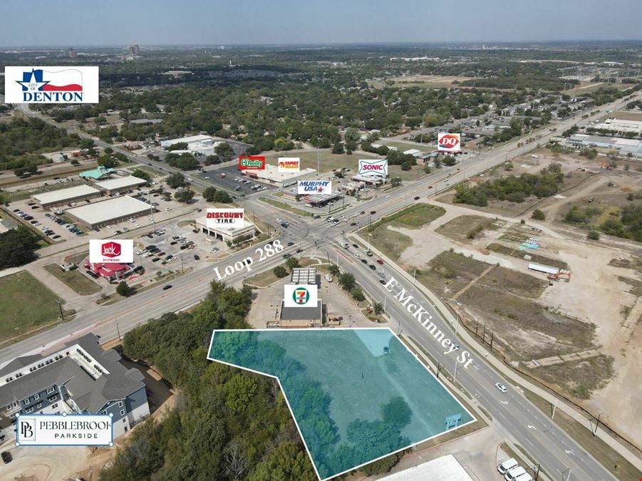 1.15 AC @ E McKinney & Loop 288