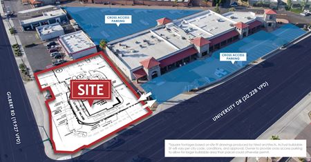 Preview of VacantLand space for Sale at 1961 E University Dr