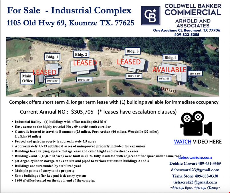INDUSTRIAL FACILITY AVAILABLE