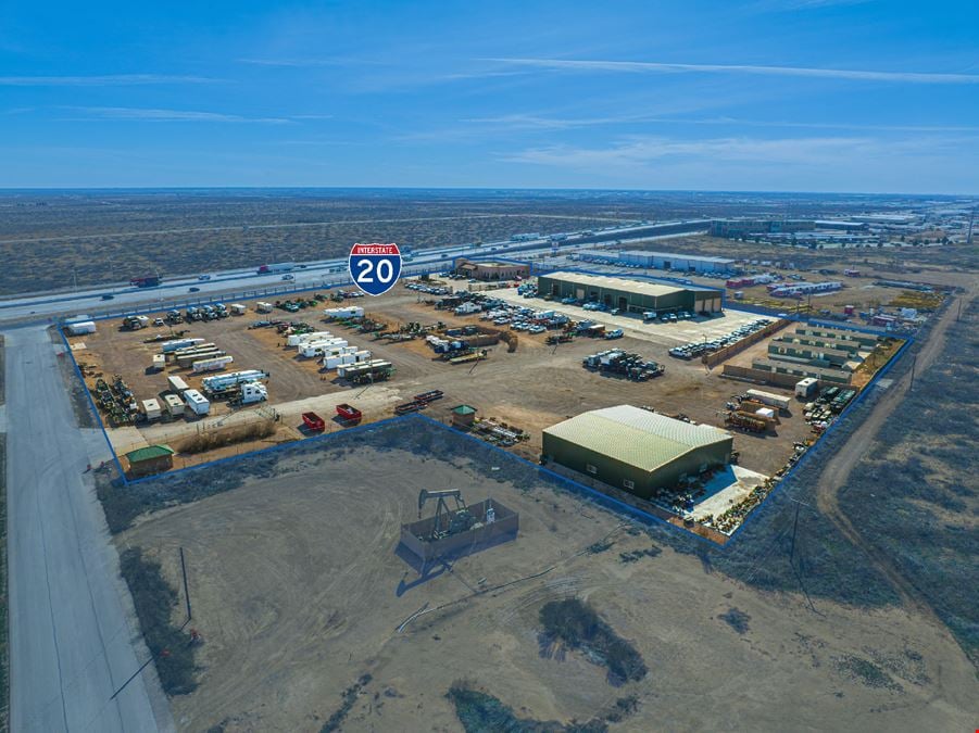 Industrial Complex on I-20 with Multiple Cranes & Wash-Bay