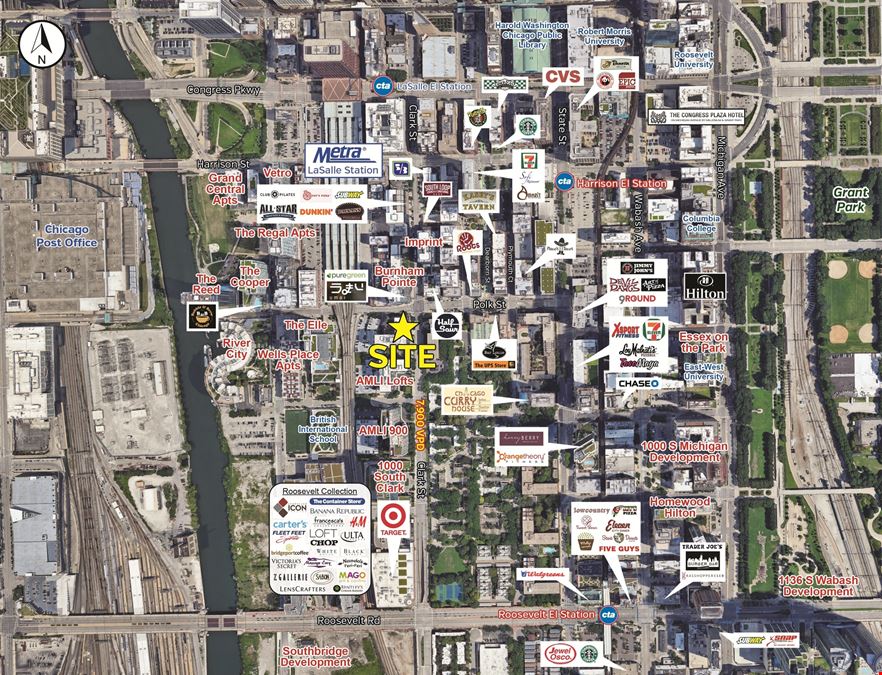 2nd Generation Restaurant/Cafe Space at AMLI Lofts in Chicago's South Loop
