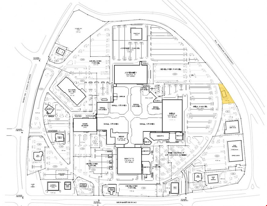 0.42 AC Build-Ready Parcel at Fayetteville’s Cross Creek Mall