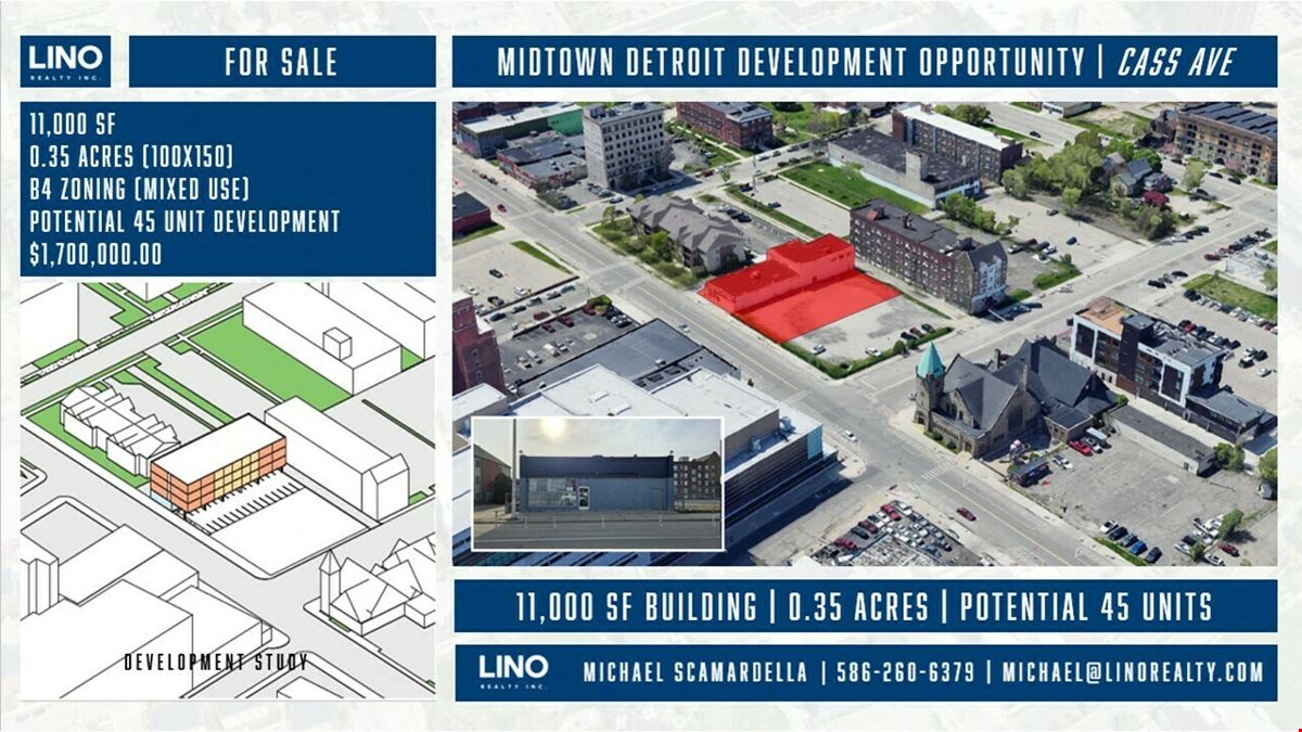 MIDTOWN DETROIT DEVELOPMENT OPPORTUNITY